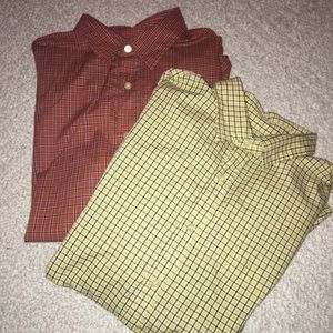 Cherokee Button Up Plaid Shirts Bundle